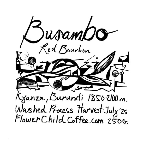 Flower Child - Busambo - Red Bourbon - Washed - Burundi 250g