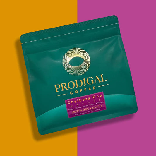 Prodigal - Chelbesa One - Heirloom Varieties Korume & Wolisho - Washed - Ethiopia 250g