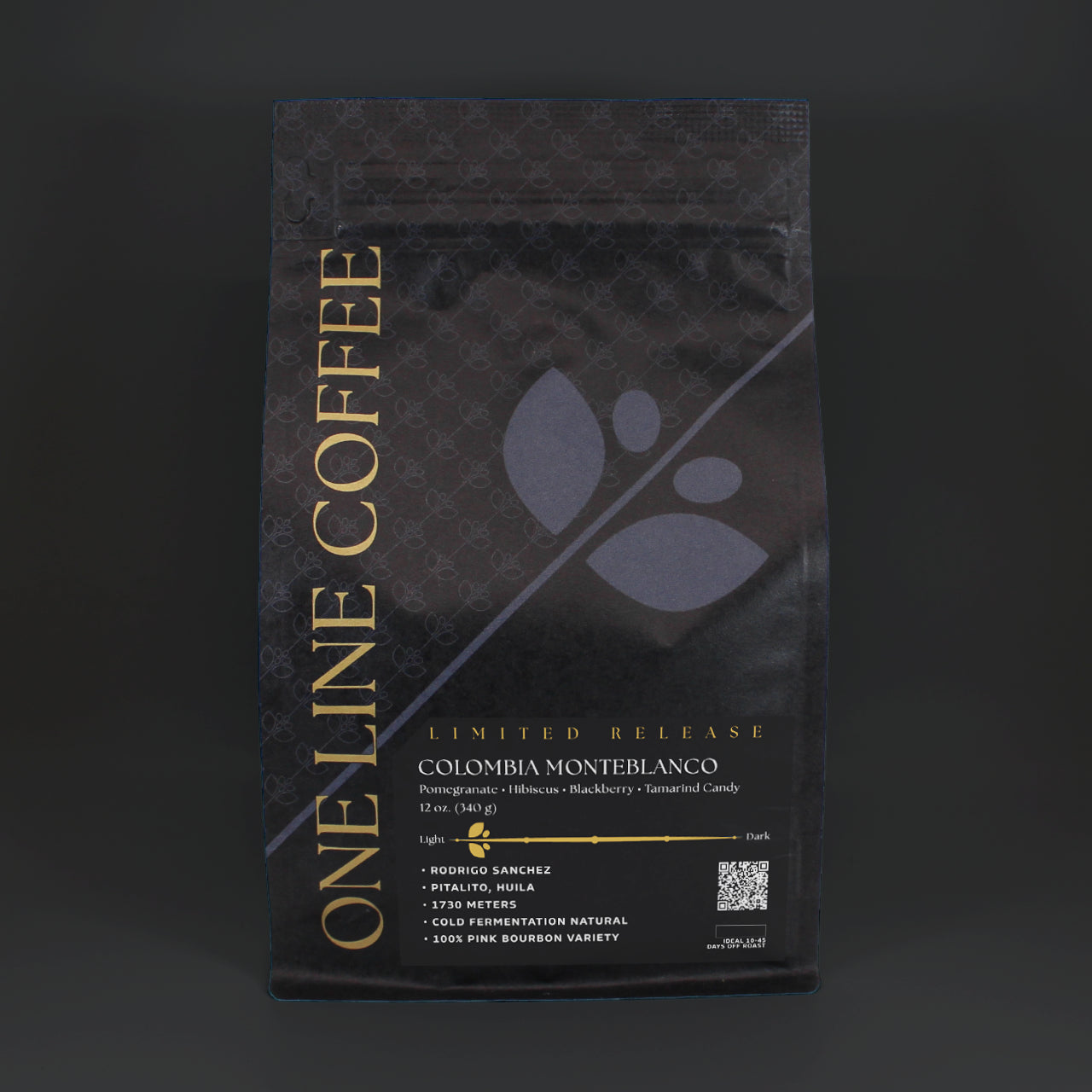 One Line - Monteblanco - Pink Bourbon - Cold Fermentation Natural - Colombia 12oz