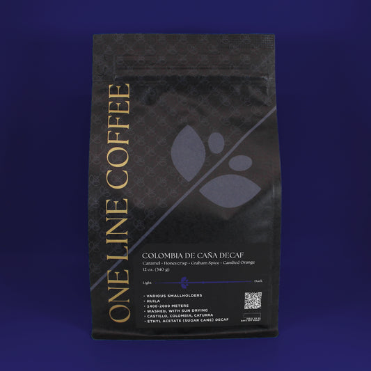 One Line- Colombia de Caña - Castillo, Caturra - Decaf - Colombia 12oz