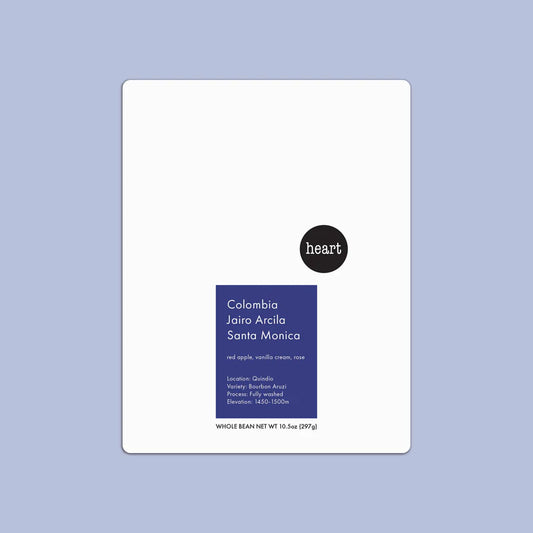 Heart- Colombia Jairo Arcila Santa Monica 10.5oz