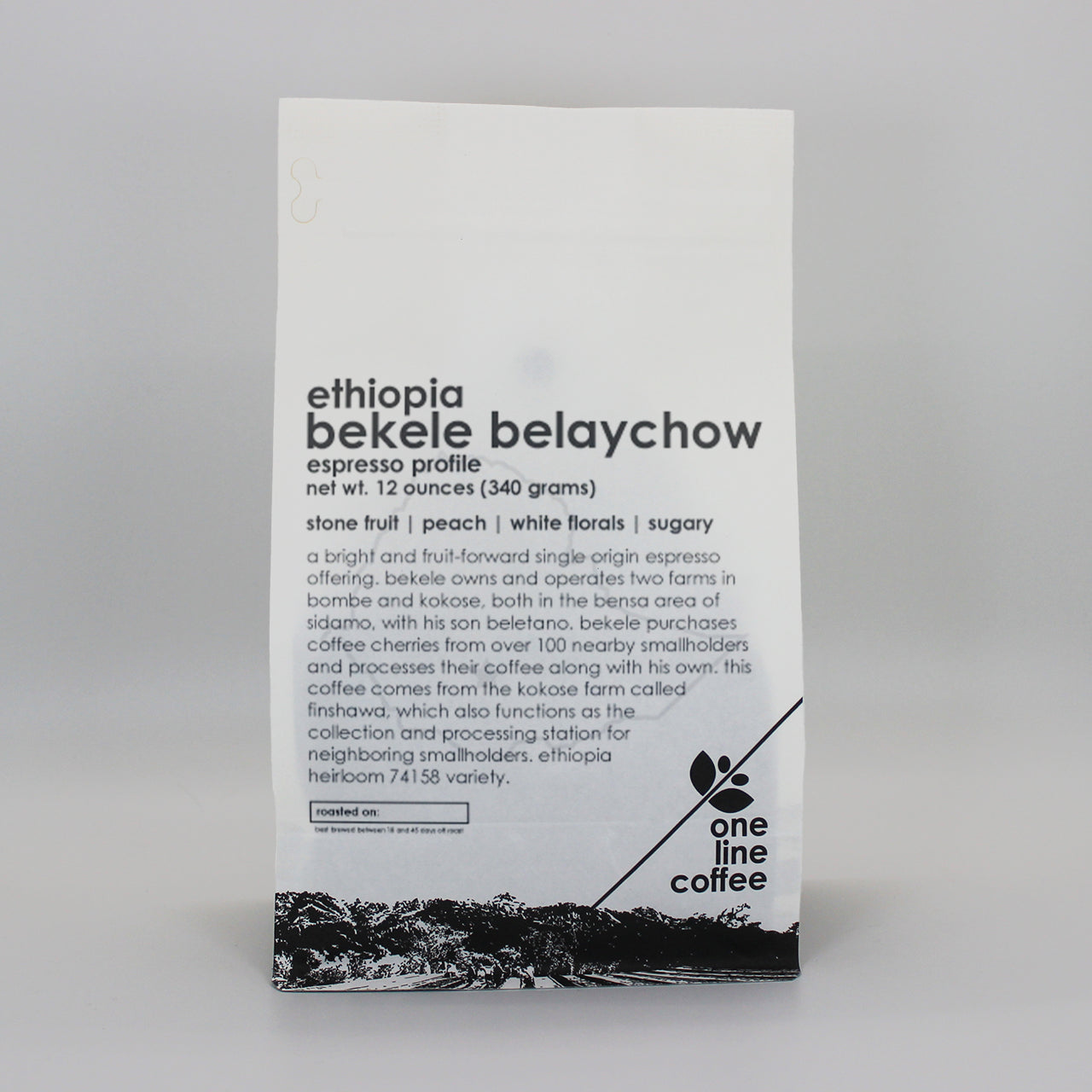 One Line- Single Origin Espresso-Ethiopia Bekele Belaychow 12oz