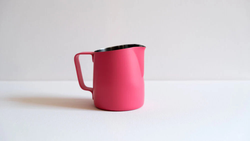 10oz Latte Art Pitcher with Narrow Spout in Peony