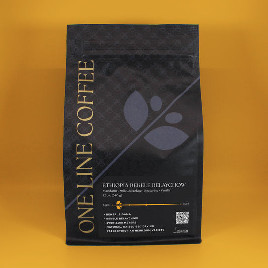 One Line - Bekele Belaychow  - Ethiopia Heirloom - Natural - Ethiopia 12oz