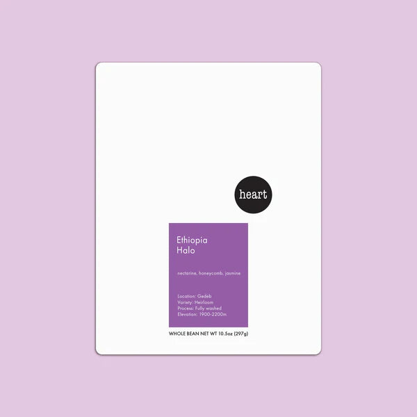 Heart- Ethiopia Halo  10.5oz