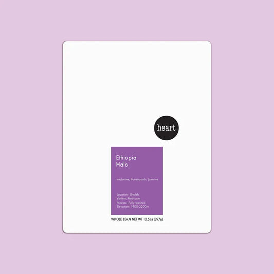 Heart- Ethiopia Halo  10.5oz