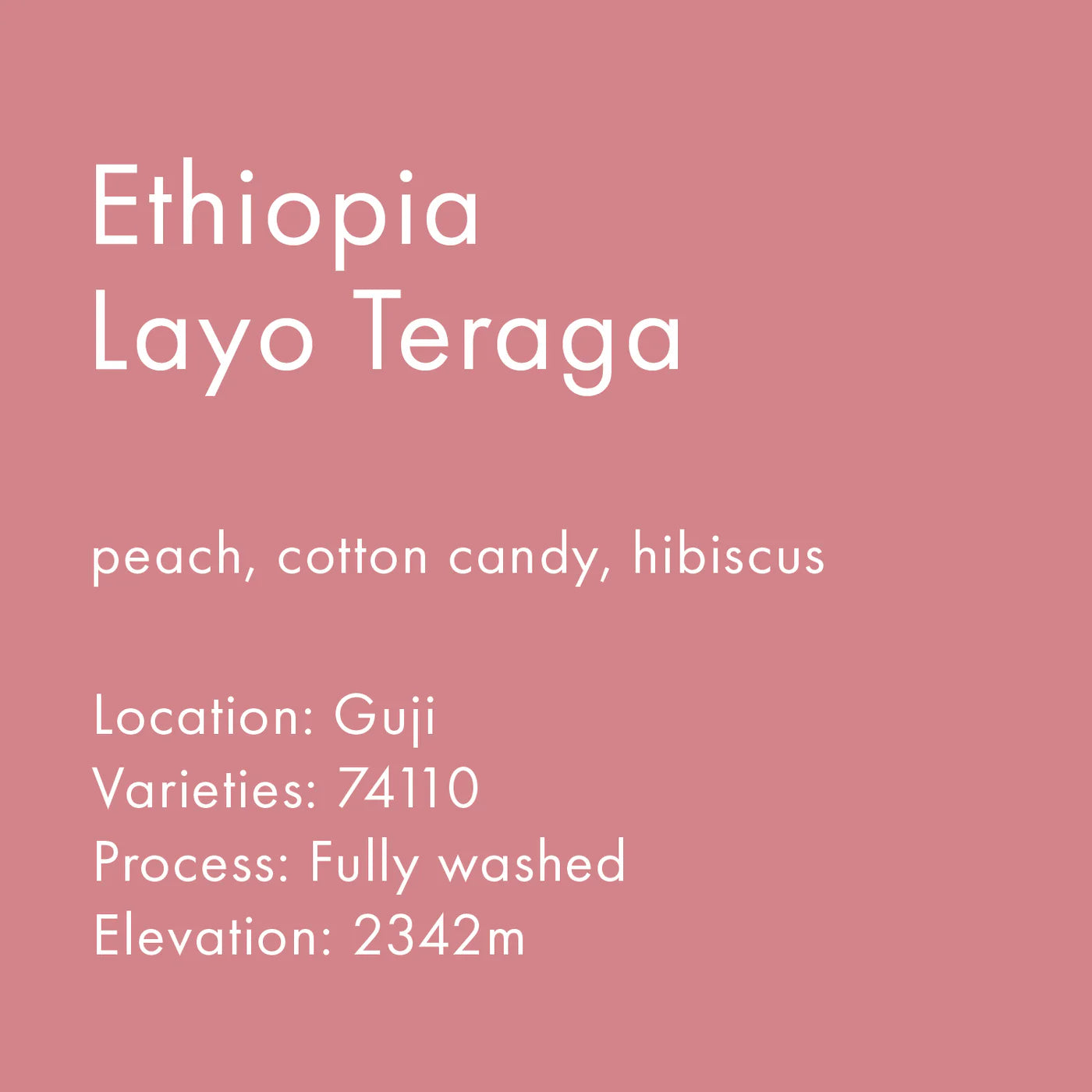 Heart- Ethiopia Layo Teraga 10.5oz