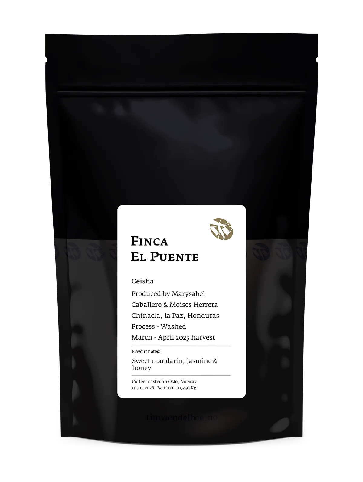 Tim Wendelboe - Finca El Puente - Geisha - Washed - Honduras 250g
