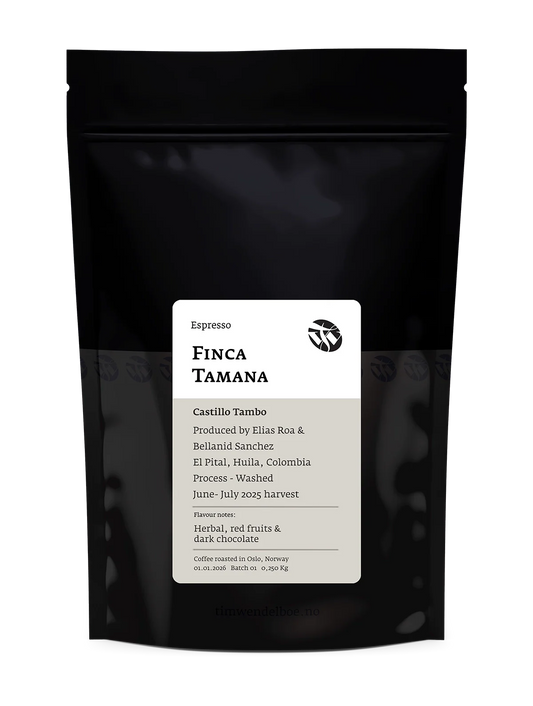 Tim Wendelboe - Finca Tamana Espresso - Castillo Tambo - Washed - Colombia 250g