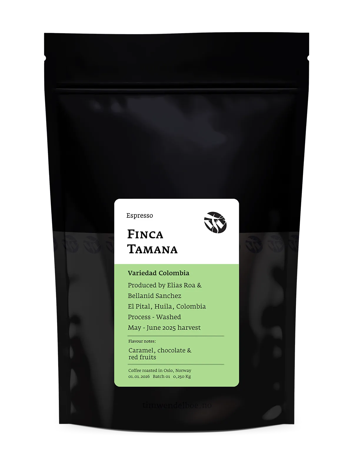 Tim Wendelboe - Finca Tamana Variedad Espresso - Variedad Colombia - Washed - Colombia 1kg