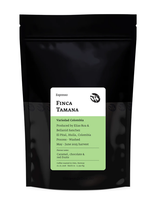 Tim Wendelboe - Finca Tamana Variedad Espresso - Variedad Colombia - Washed - Colombia 1kg