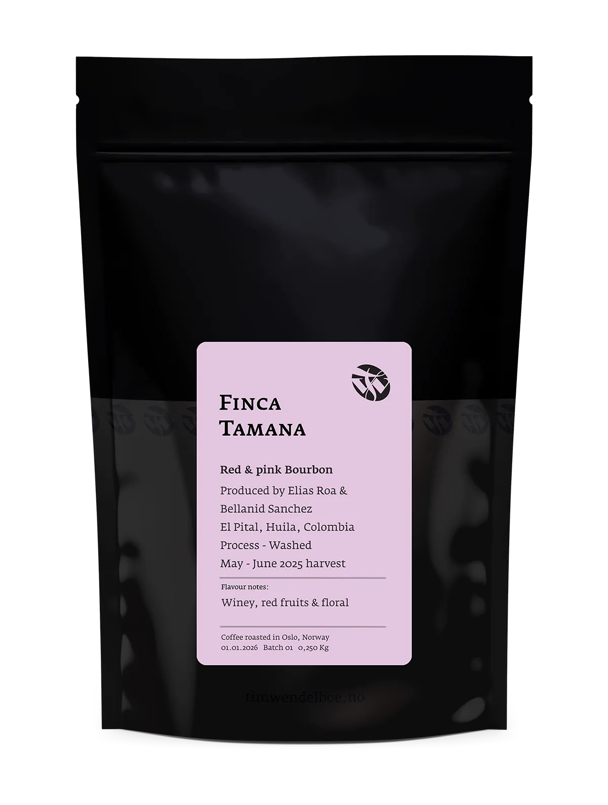 Tim Wendelboe - Finca Tamana - Bourbon, Pink Bourbon - Washed - Colombia 250g