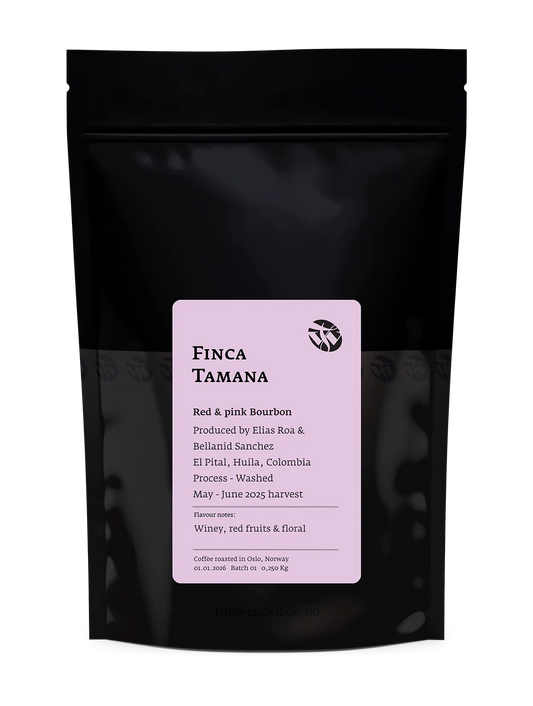 Tim Wendelboe - Finca Tamana - Bourbon, Pink Bourbon - Washed - Colombia 250g