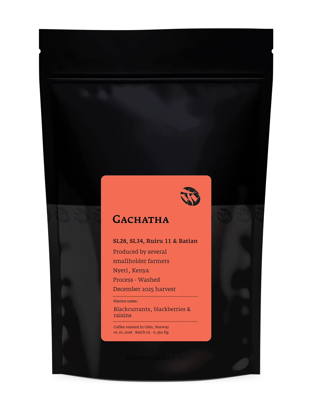 Tim Wendelboe - Gachatha - Blend - Washed -  Kenya 250g