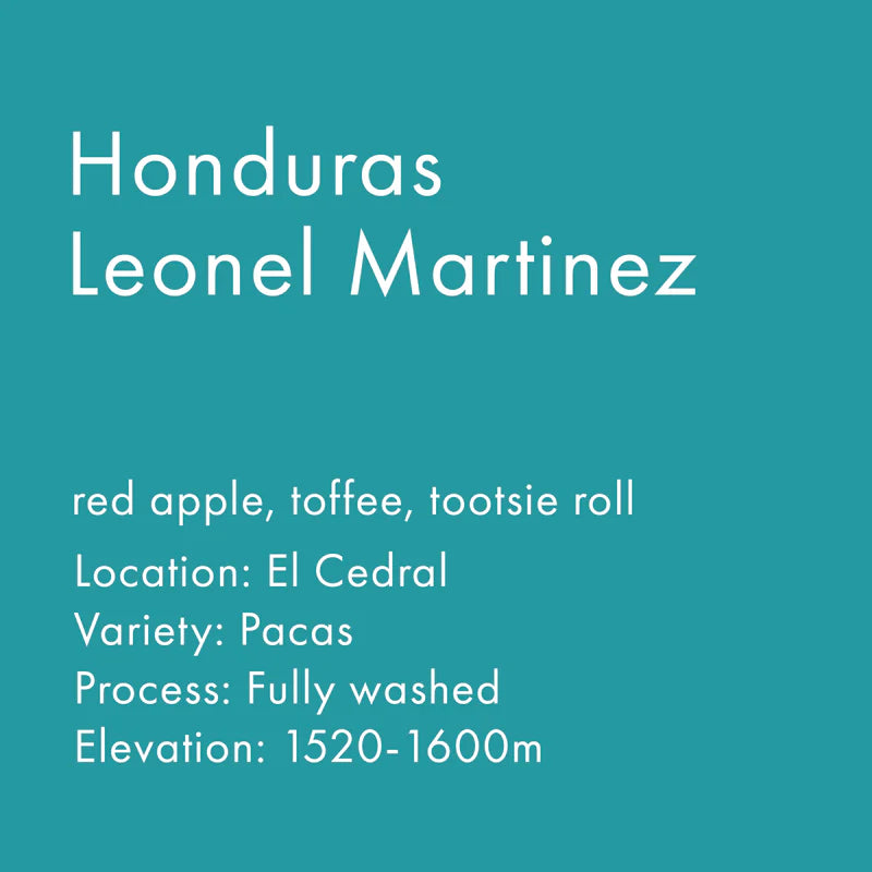 Heart- Honduras Leonel Martinez 10.5oz