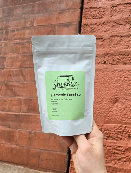 Shoebox - Demetrio Sanchez - Washed Gesha 4.4oz
