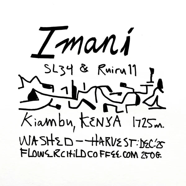 Flower Child - Imani - SL34 Blend - Washed - Kenya 250g