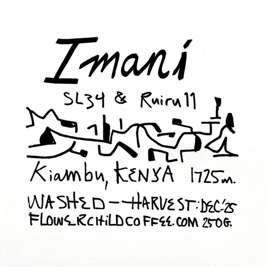 Flower Child - Imani - SL34 Blend - Washed - Kenya 250g