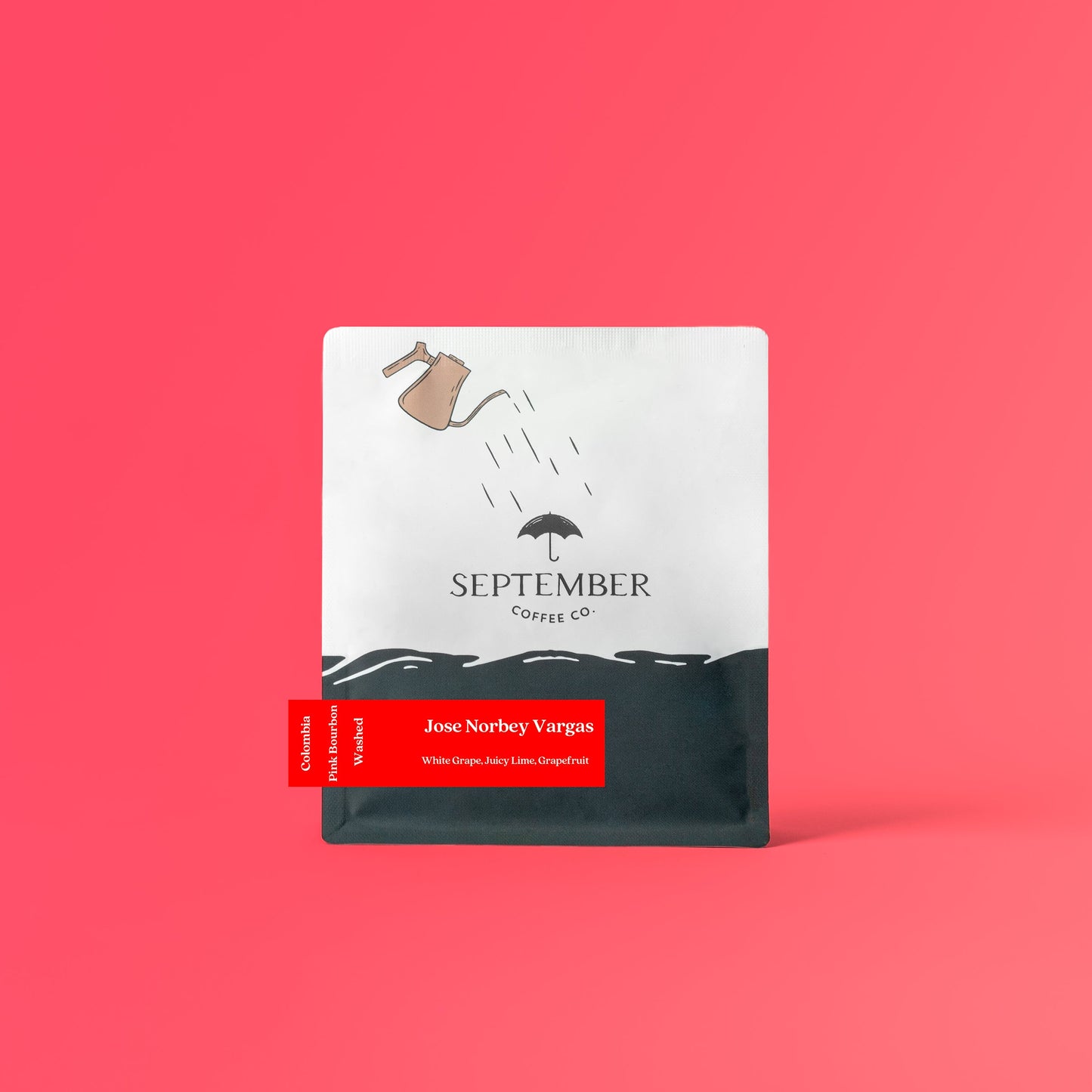 September Coffee - José Norbey Vargas - Washed Pink Bourbon - Pink Bourbon - Washed - Colombia 1kg