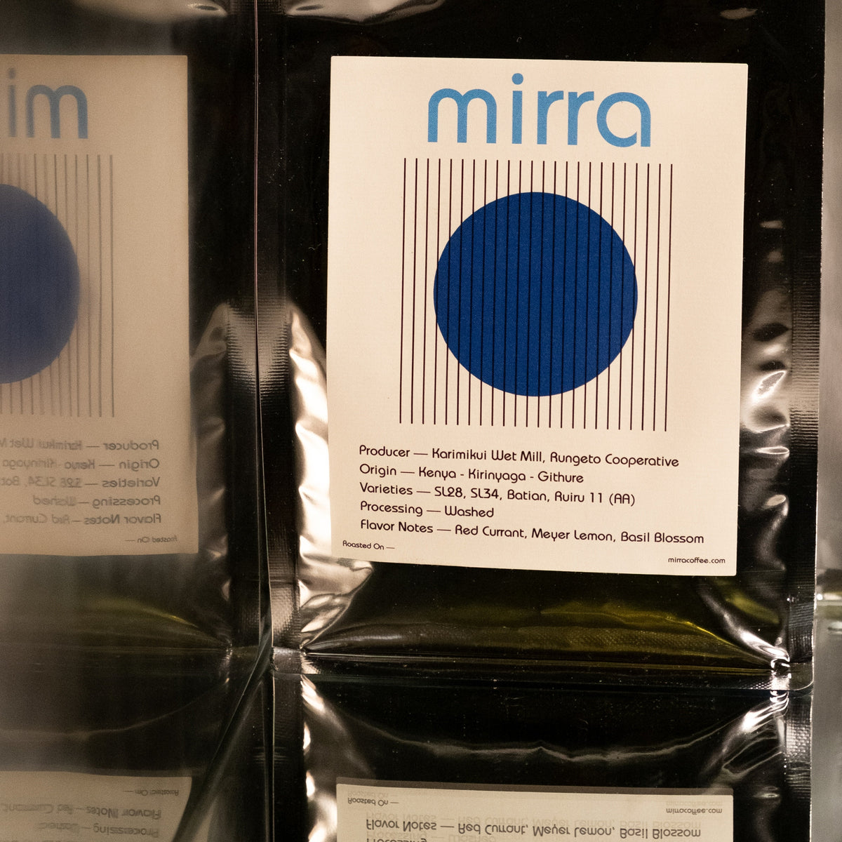 Mirra - Kenya Karimikui AA - SL28, SL34, Ruiru 11, Batian - Washed - Kenya 250g