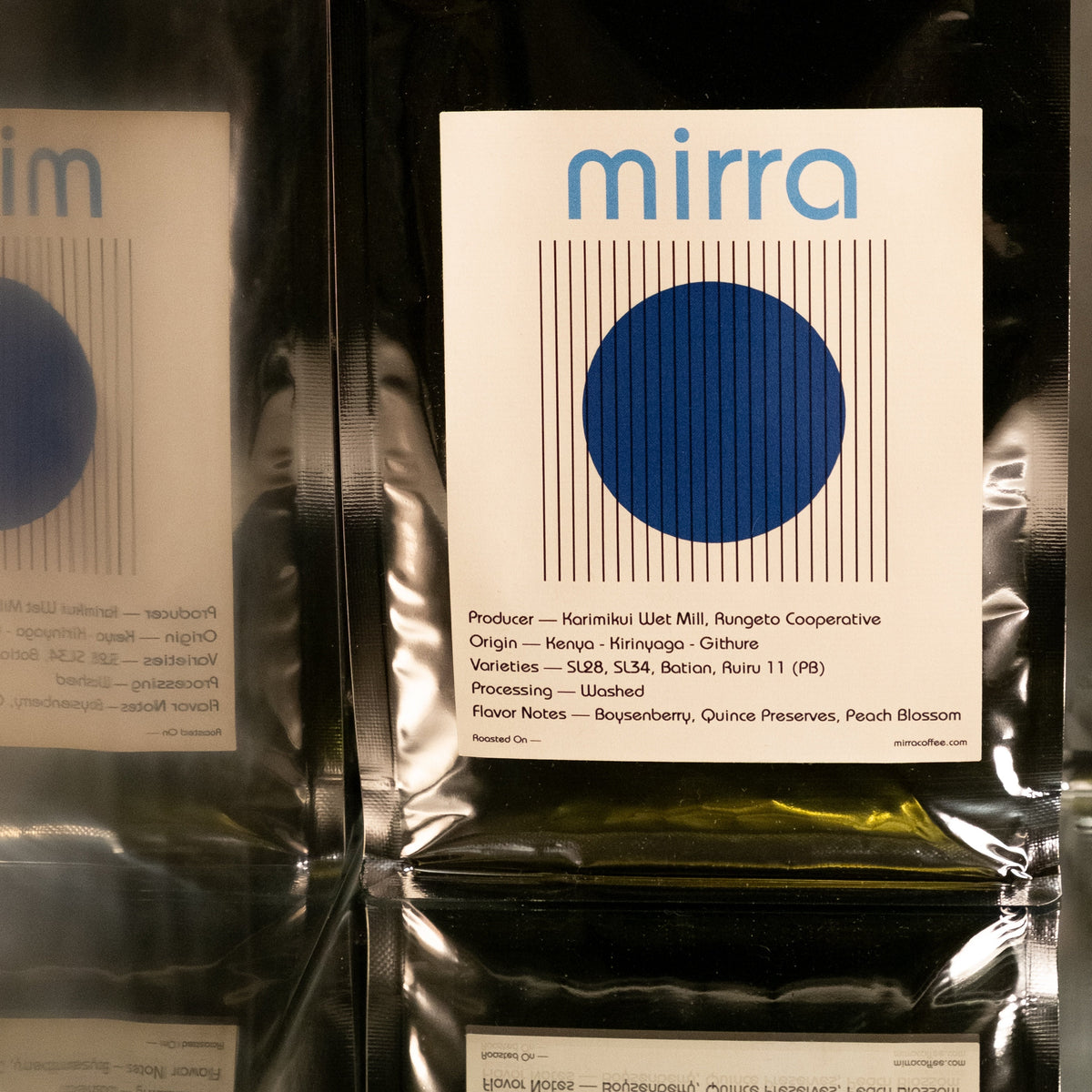 Mirra - Kenya Karimikui PB - SL28, SL34, Ruiru 11, Batian  - Washed - Kenya 250g