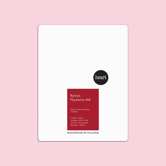 Heart-  Nyawira AA - SL28 SL34 - Washed - Kenya 10.5oz