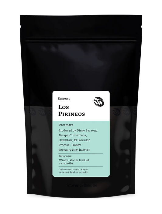 Tim Wendelboe - Los Pirineos Pacamara Espresso - Pacamara - Honey - El Salvador 250g