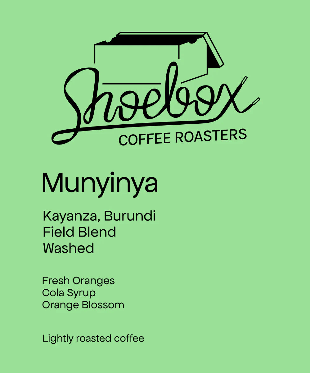 Shoebox - Munyinya Hill - Field Blend - Washed - Burundi 250g