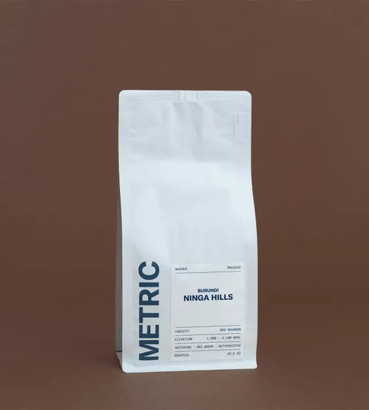 Metric Coffee Co. - Ninga - Red Bourbon - Washed - Burundi 2lb