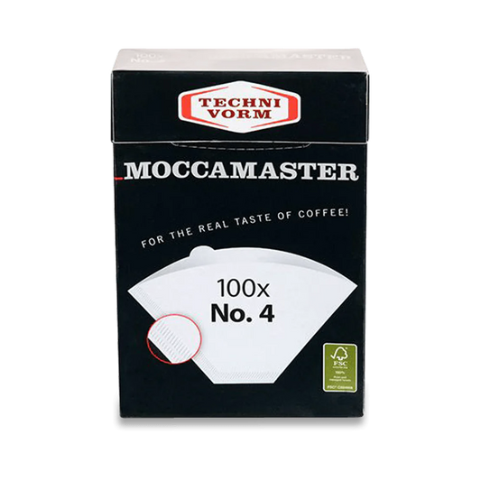 Technivorm Moccamaster #4 White Paper Coffee Filters 100ct