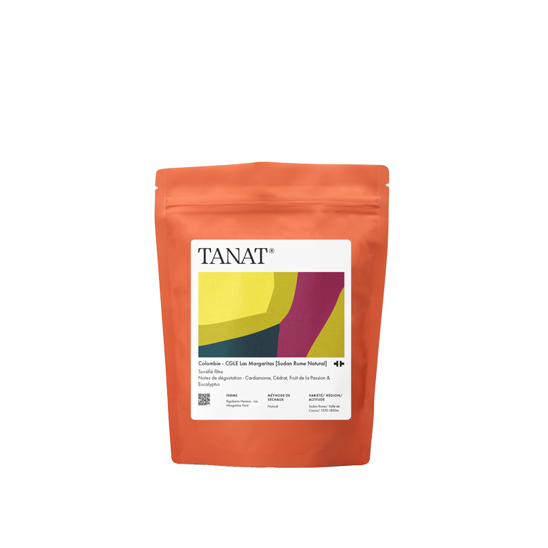 TANAT - CGLE Las Margaritas - Sudan Rume - Natural - Colombia 100g
