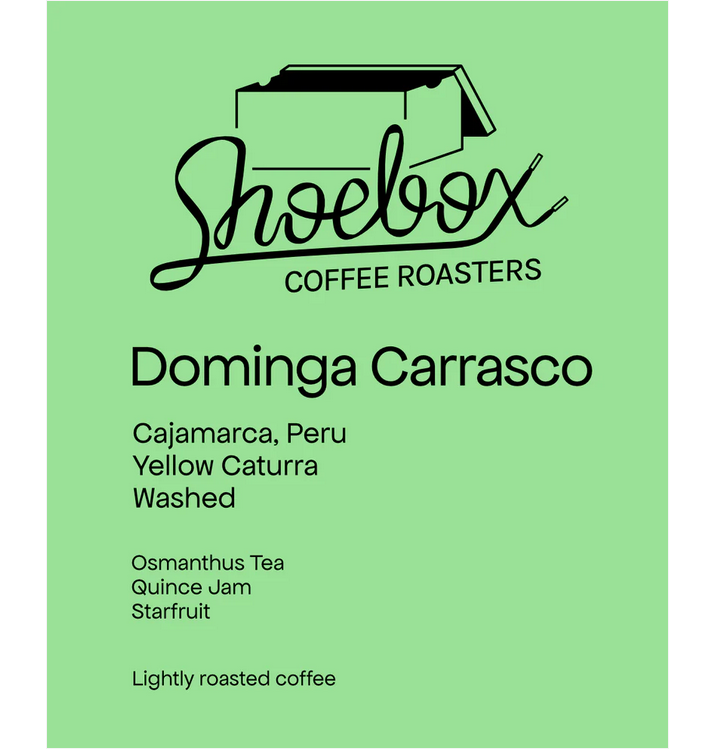 Shoebox - Dominga Carrasco- Yellow Caturra - Washed - Peru 125g