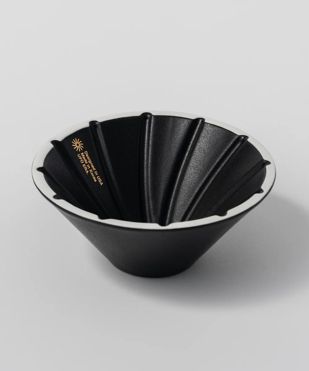 UFO Ceramic Dripper Black