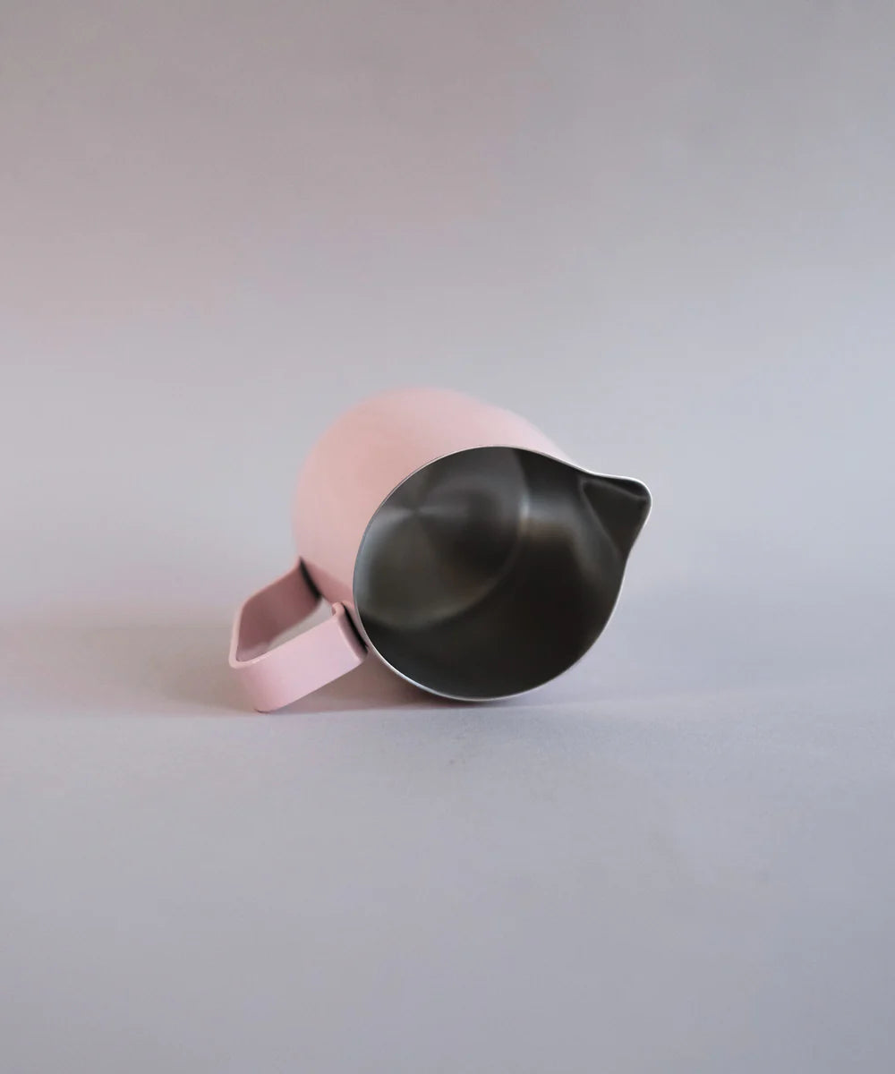 10oz Latte Art Pitcher with Wide Spout in Hope Pink
