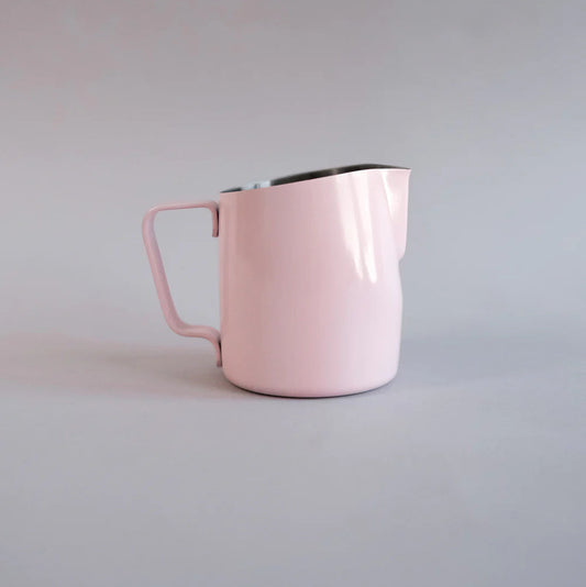 10oz Latte Art Pitcher with Wide Spout in Hope Pink