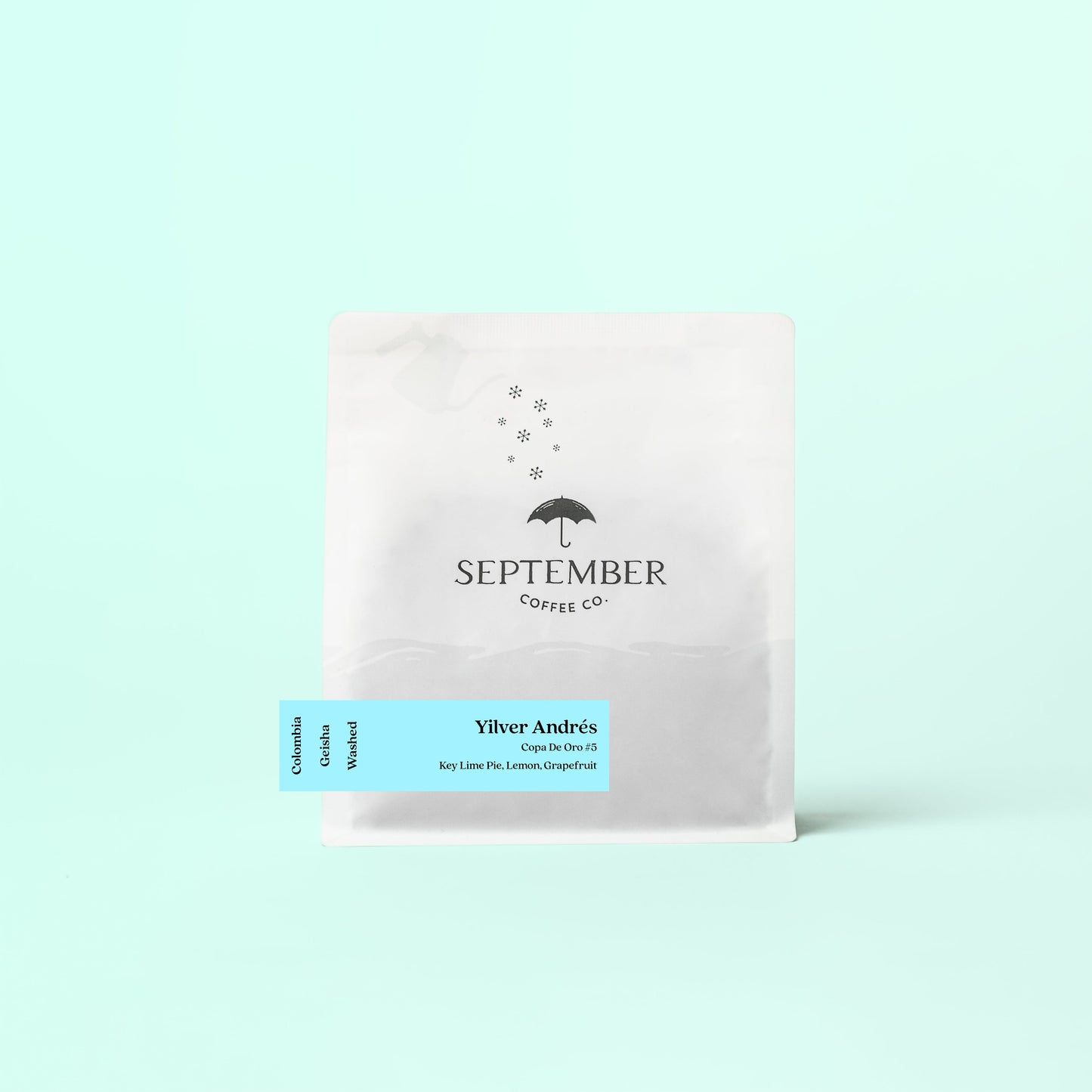 September Coffee - Yilver Andrés - Colombia Washed Geisha (Copa de Oro) - Geisha - Washed - Colombia 200g