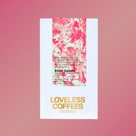 Loveless - Elder Castro Copa De Oro - Pink Bourbon - Washed - Colombia 8oz