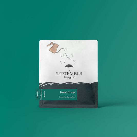 September Coffee - Daniel Ortega - Pink Bourbon - Washed - Colombia 250g
