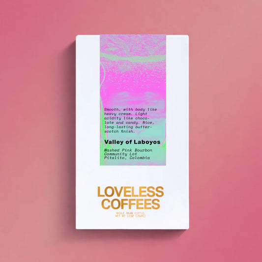 Loveless - Valley of Laboyos - Pink Bourbon - Washed - Colombia 1kg