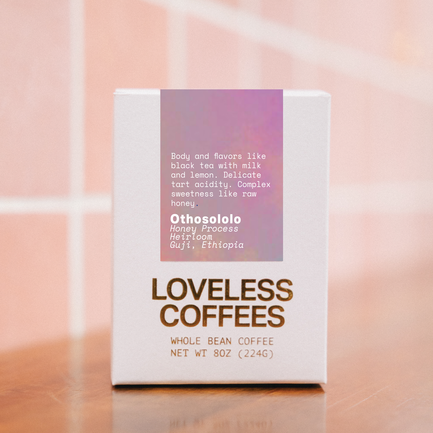 Loveless - Othosololo - Honey Process Heirloom - Guji, Ethiopia - Primarily JARC 74158 with some JARC 74112, 74110 - Honey - Ethiopia 8oz