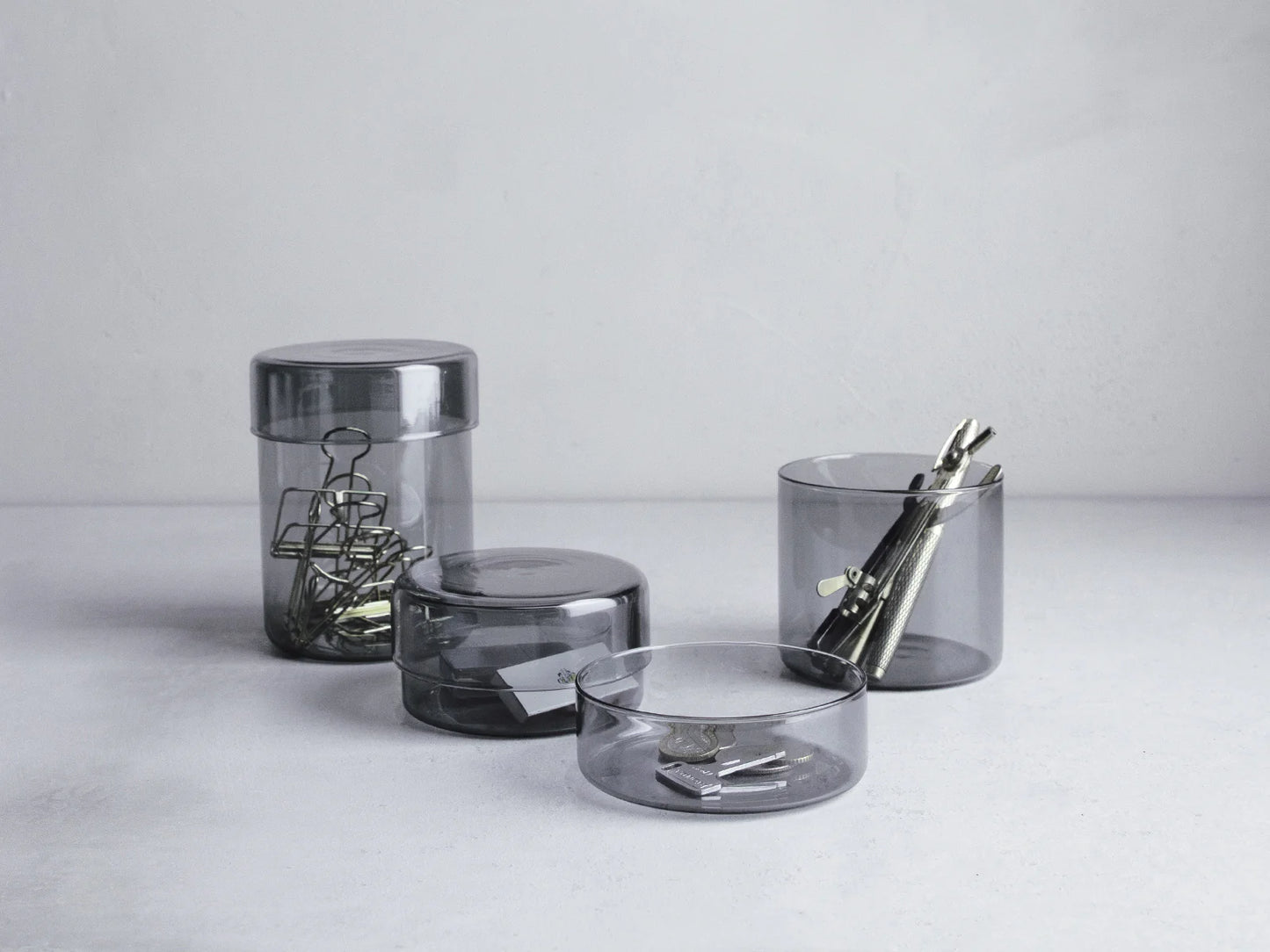 Kinto - SCHALE glass case 100x130mm - Smoke