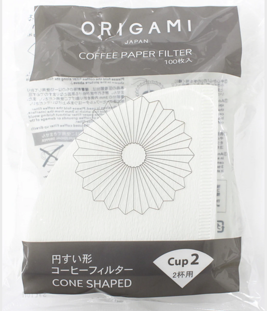 Original ORIGAMI Conical Paper Filter for Small Dripper by CAFEC - 01